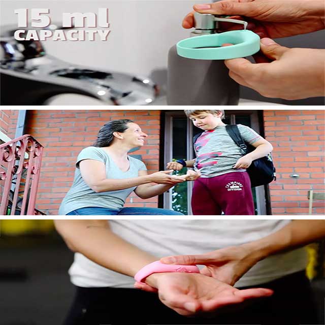 Gadgets d'Eve Hygiène BRACELY™ - Bracelet distributeur de désinfectant