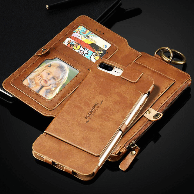 Gadgets d'Eve bijoux Étui-Housse en cuir style vintage, et portefeuille pour Iphone et Samsung