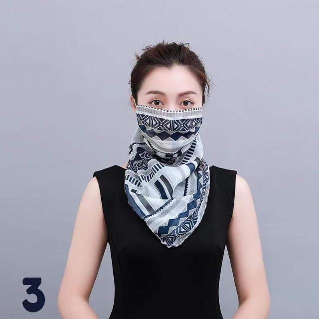 FLOMASK™: Bonita bufanda-máscara protectora para protegerse con estilo.