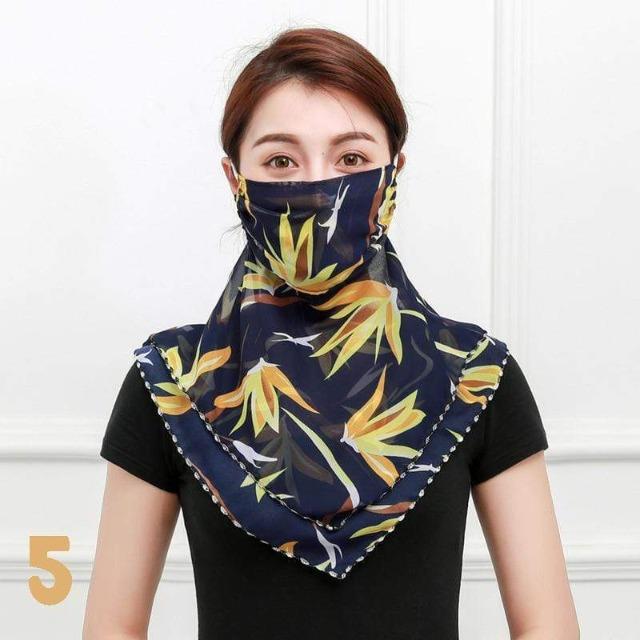 FLOMASK™: Bonita bufanda-máscara protectora para protegerse con estilo.