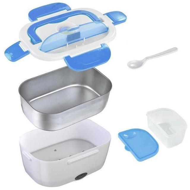 Gadgets d'Eve cuisine Bleu / Boîte en Acier Inoxydable Sopcho™ : Boite à repas électrique portable