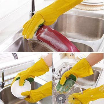 Gadgets d'Eve beauté SPON™_: Gants éponges  pour faire la vaisselle.